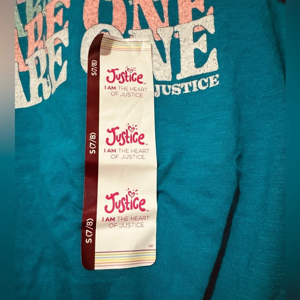 Justice Small 7/8 girls shirt